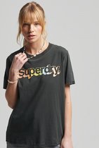 Superdry Dames tshirt VINTAGE CL METALLIC TEE