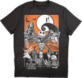 Disney The Nightmare Before Christmas Heren Tshirt -S- Orange Moon Zwart