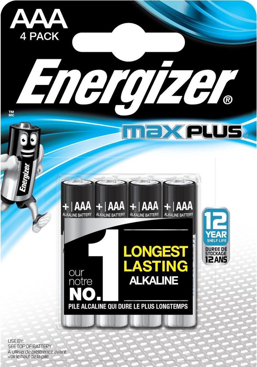 Energizer MAX Plus AAA - 16 batterijen