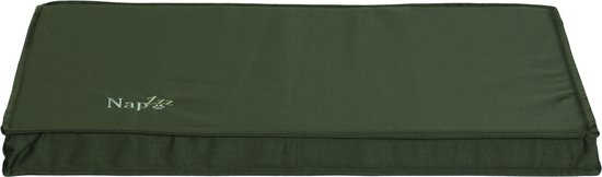 NapZZZ Benchkussen Waterproof Donker Groen Maat S: 59 x 42 x 5 cm