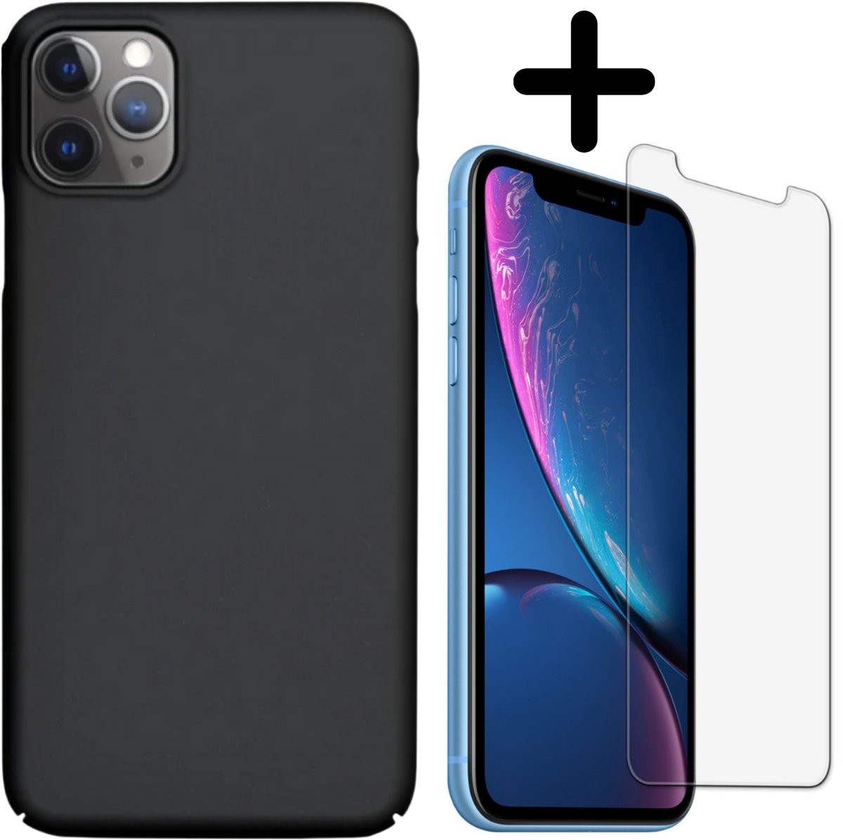 Fooniq Telefoonhoesje - Back Cover - Geschikt Voor Apple IPhone 11 Pro - Zwart