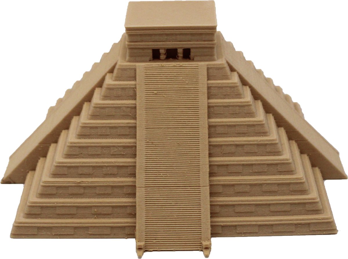 Chichen Itza Maya Tempel - Prachtig Design - Home Deco - Uniek Cadeau - Professioneel 3D Geprint