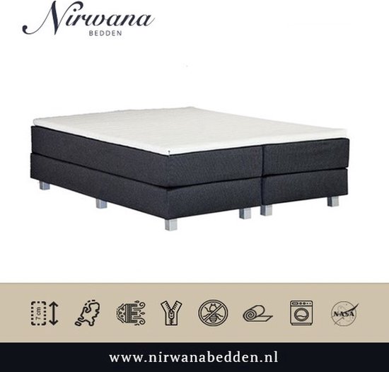 Nirwana Bedden - Surmatelas - 100x210 - Mousse froide HR - 12CM