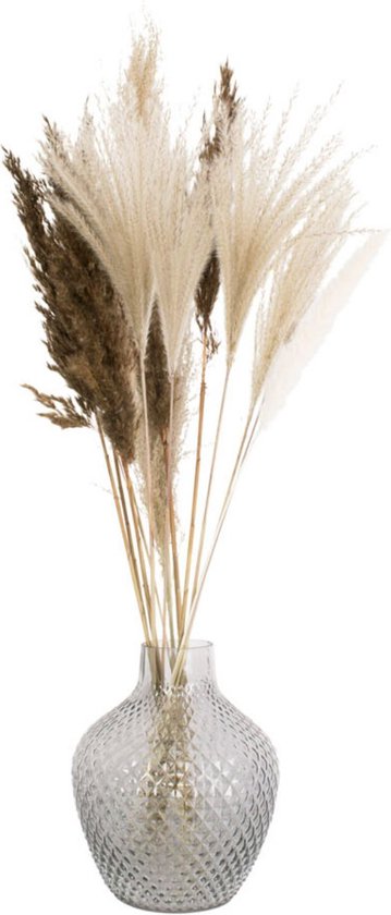 Vase Delight grand Gris Foncé 20 cm. haut