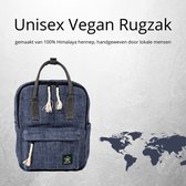 Hemp Rugzak Boom | Duurzaam Hennepvezel Backpack | Vegan | Fair Trade | 45x30x10 cm