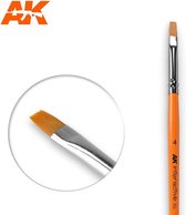 Flat Brush 4 Synthetic - AK-Interactive - AK-610