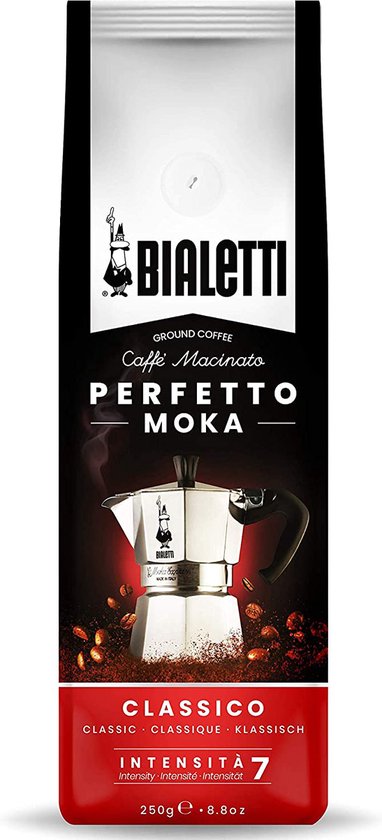 Bialetti Perfetto Moka Classico gemalen koffie – 250gr