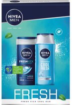 Geschenk Nivea – Men Fresh Kick Douchegel & Shampoo