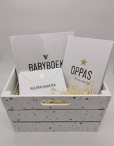 baby boekjes met geschenk verpakking duurzaam en herbruikbaar