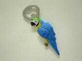 Geharo flesopener papegaai, rood of blauw