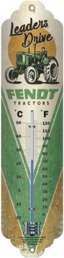 Metalen Thermometer Fendt – Leaders Drive Fendt – 6,5 x 28 cm