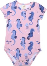 Blue Seahorses Rompertjes Bio-Babykleertjes Bio-Kinderkleding