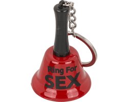 Power Escorts - Ring voor Sex bel Sleutel hanger - 4,5cm - 1 stuk