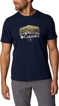 Columbia Men's Path Lake Graphic Tee II  Collegiate Navy