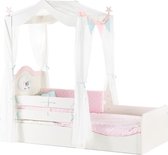 Unicorn meisjesbed peuterbed eenhoorn kinderkamer 180 x 80 cm