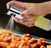 RVS Olijfolie Sprayer - Olieverstuiver - Oliespuit - Barbeque/BBQ en Keuken Accesoires - Spray - Voor Salades en Pastas - Olijfoliespuit - Olijfoliepomp
