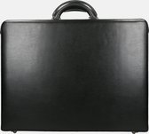 D&N lederwaren attache koffer black