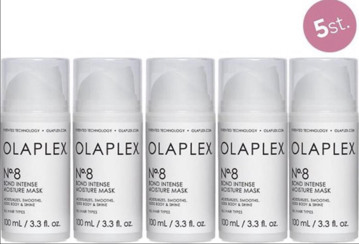 OLAPLEX No.8 Bond Intense Moisture Mask - Haarmasker - 5x100ml