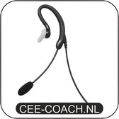 Ceecoach Mono headset Met Boom microfoon - Size : One