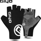 Giyo - Fietshandschoenen Kort - Maat XXL - MTB - Wielrennen - Zwart - Fiets handschoenen - Wielren