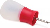 marinadenaald FlavourBud 13 cm RVS/siliconen rood