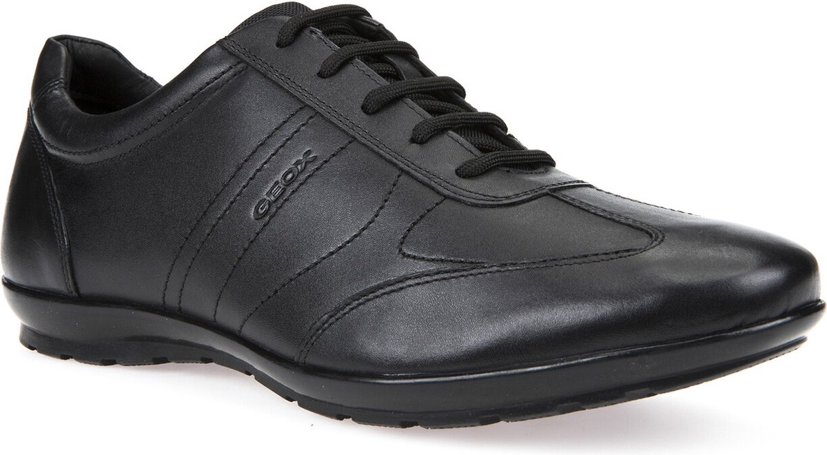 GEOX Uomo Symbol Heren Sneakers - Zwart - Maat 43.5 | bol