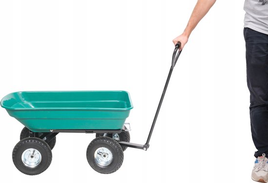 FLO Tuinwagen tuinkar met kiepfunctie - 55L - Bak: 87 x 47 x 20 cm van FLO — afbeelding 4