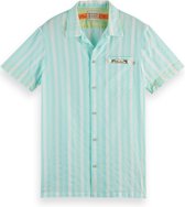 Scotch & Soda 166013 Casual overhemd met korte mouwen - Maat XL - Heren