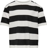 Only t-shirt meisjes - zwart - KONmay - maat 146/152