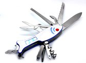 Multifunctioneel Zakmes | 12 Functies | Blauw | Multifunctional pocket knife | Fish Design