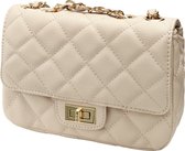 Yehwang PU Leather Bag Stitched Off White   0510749-081