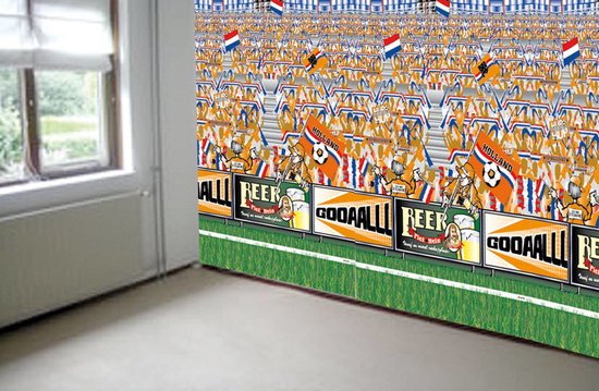 Wand decoratie Holland 240cm x 180cm polyester - oranje EK WK sport wand  decoratie... | bol.com