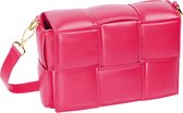 Yehwang Bag With Braided Bands Effect Fuchsia 0510579-351