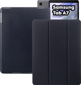 Samsung Tab A7 Hoes - Zwart Smart Folio met Samsung S Pen Vakje - Samsung Galaxy Tab A7 2020 Cover - Samsung Galaxy Tab A7 Hoesje