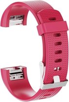 Jumada's - Fitbit Charge 2 bandje - Beweging - Accessoires - Fitbit - Rood - Small