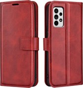 Deluxe Book Case - Samsung Galaxy A33 Hoesje - Rood