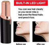 Gezicht Ontharing Lippenstift Scheerapparaat   (kleur gebroken wit)