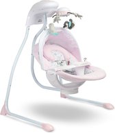 Caretero Raffi Elektrische Schommelstoel - Wipstoel - Schommelwieg Roze