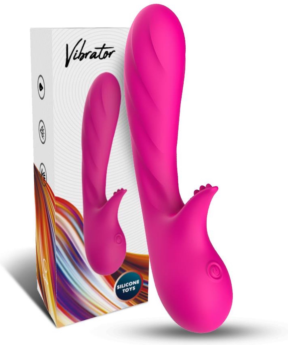 Foxshow - G-spot - vibrator - 52-00007 - Romance roze - USB oplaadbaar - 100% waterdicht - 9 vibratiestanden