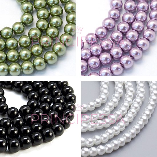 Parels 4mm, Glas – Wit, Groen, Zwart en Taupe – Mix van ongeveer 840 kralen – Glasparels – 4mm kralen – Zelf sieraden maken – DIY