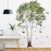 Merkloos - muursticker - boom decoratie - kinderkamer inspiratie - wanddecoratie