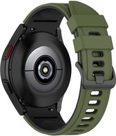 Smartwatch bandje - Geschikt voor Samsung Galaxy Watch 5 (incl. Pro) en Galaxy Watch 4 horlogebandje - Siliconen sport - Fungus - Groen