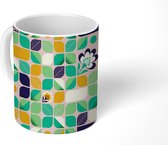 Mok - Koffiemok - Bloemen - Jaren 70 - Patronen - Mokken - 350 ML - Beker - Koffiemokken - Theemok