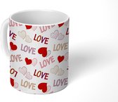 Mok - Koffiemok - Love - Hart - Patronen - Mokken - 350 ML - Beker - Koffiemokken - Theemok