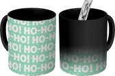 Magische Mok - Foto op Warmte Mokken - Koffiemok - Kerstman - Quotes - Kerst - Design - Magic Mok - Beker - 350 ML - Theemok