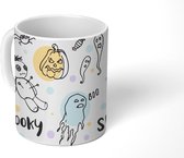 Mok - Halloween - Snoep - Spin - Mokken - 350 ML - Beker - Uitdeelcadeautjes