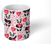 Mok - Koffiemok - Panda - Liefde - Relatie - Mokken - 350 ML - Beker - Koffiemokken - Theemok