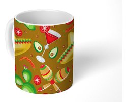 Mok - Koffiemok - Mexico - Sombrero - Patronen - Mokken - 350 ML - Beker - Koffiemokken - Theemok