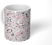 Mok - Koffiemok - Abstract - Terrazzo - Pastel - Marmer - Design - Mokken - 350 ML - Beker - Koffiemokken - Theemok