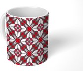 Mok - Koffiemok - Bloemen - Geometrie - Abstract - Patronen - Mokken - 350 ML - Beker - Koffiemokken - Theemok